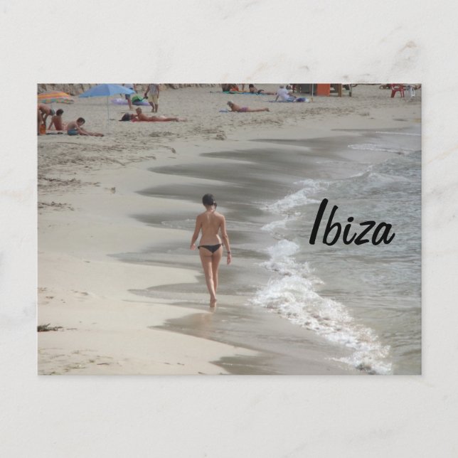 Ibiza Beach Postcard (Front)