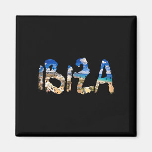 Ibiza espana beach palm tree magnet