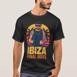 Ibiza Final Boss Meme Club Partying Vintage  T-Shirt