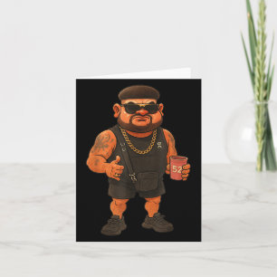 Ibiza Final Boss Meme Funny Holiday Haircut Jokes Card