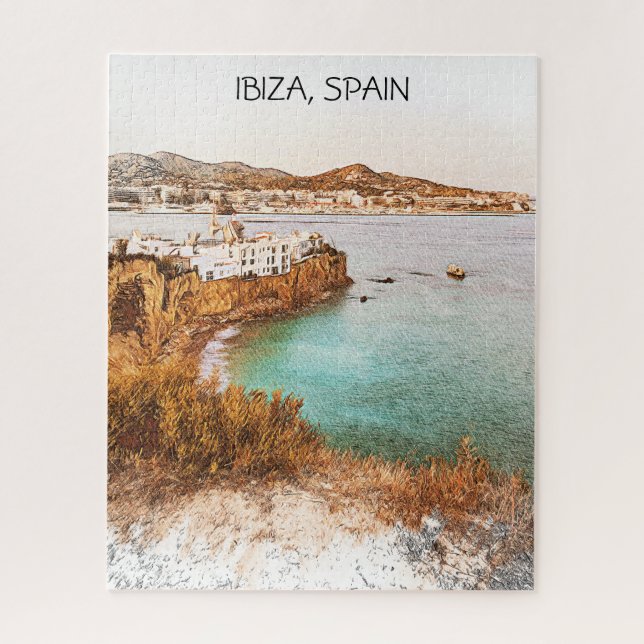 Ibiza Spain Baleares Island Scenery Jigsaw Puzzle (Vertical)