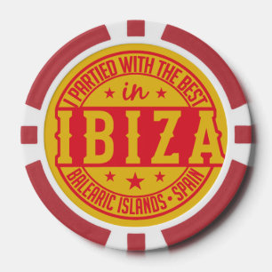 IBIZA Spain custom poker chips