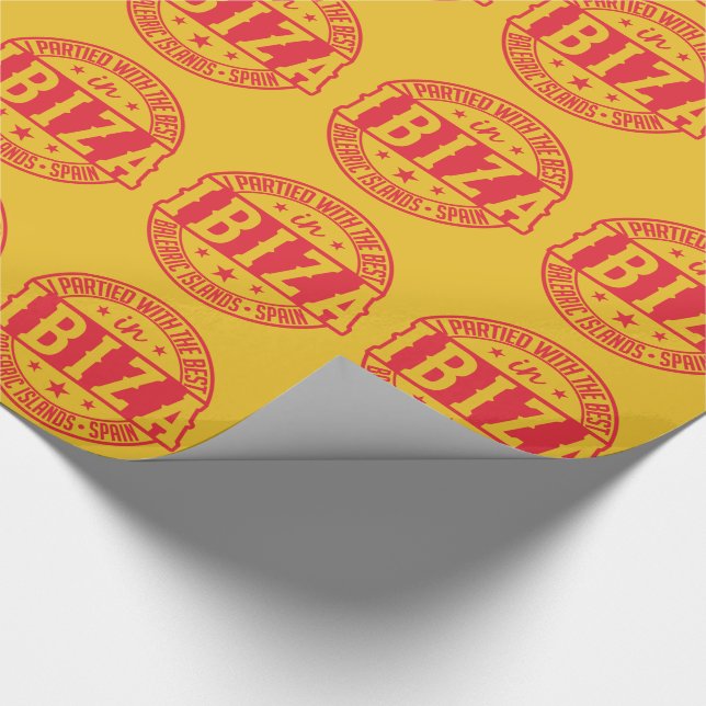 IBIZA Spain gift wrap (Corner)