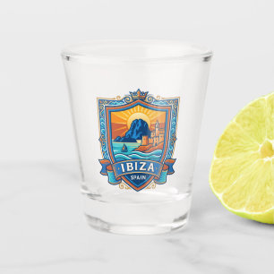 Ibiza Spain Shot Glass