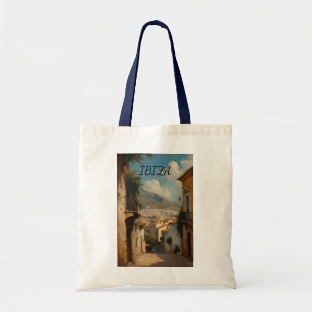 Ibiza Spain Tote Bag (Front)
