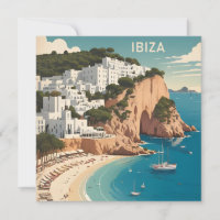Ibiza, Spain Travel Poster