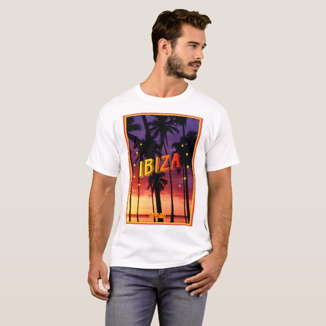 Ibiza, sunset T-Shirt (Front Full)