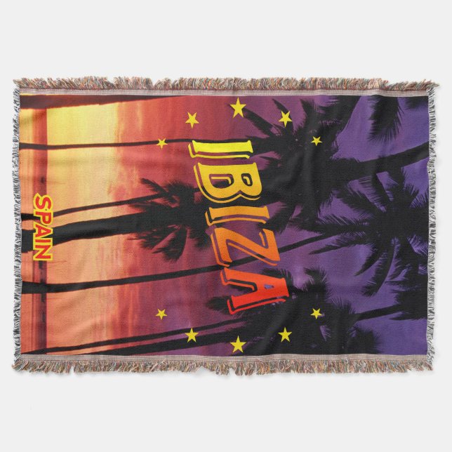 Ibiza Throw Blanket (Front)