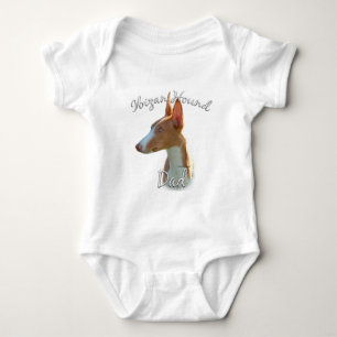 Ibizan Hound Dad 2 Baby Bodysuit