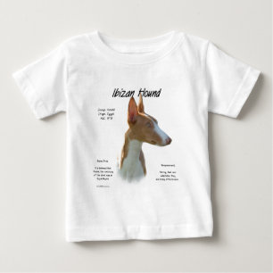 Ibizan Hound History Design Baby T-Shirt