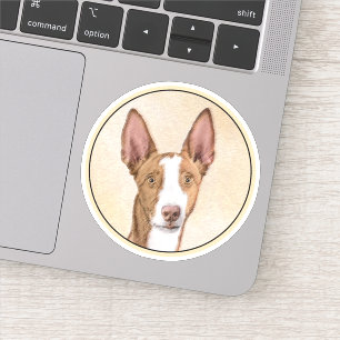 Ibizan Hound Painting - Cute Original Dog Art