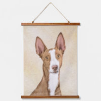 Ibizan Hound Painting - Cute Original Dog Art