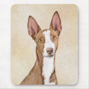 Ibizan Hound Painting - Cute Original Dog Art Mouse Pad
