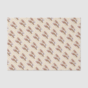 Ibizan Hound Painting - Cute Original Dog Art Tissue Paper