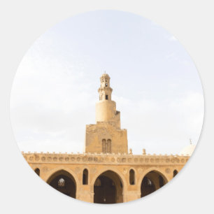 Ibn Tulun Mosque Cairo Egypt Classic Round Sticker