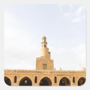 Ibn Tulun Mosque Cairo Egypt Square Sticker