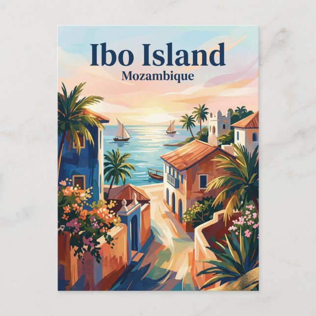 Ibo Island Mozambique Postcard (Front)