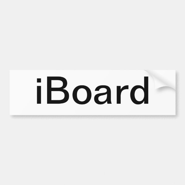 iBoard Car Sticker (Front)