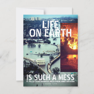 IBONELTD. LIFE ON EARTH 2d Postcard