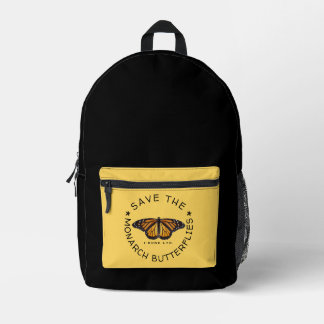 IBONELTD. MONARCHS 3  PRINTED BACKPACK