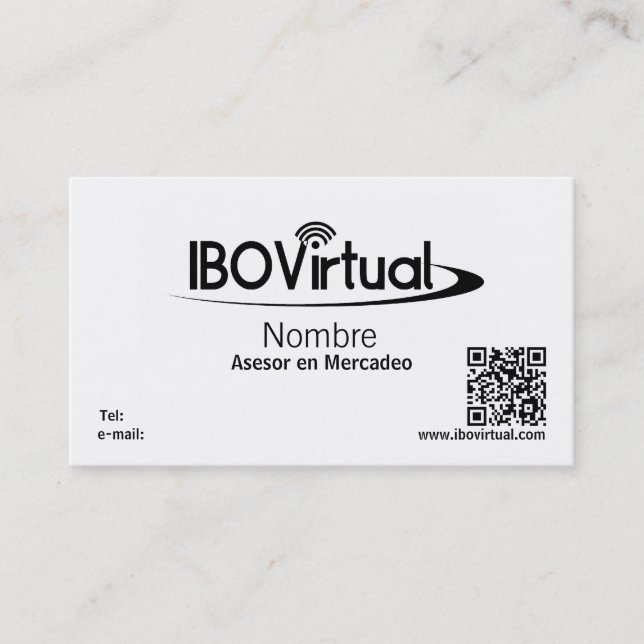 IBOVirtual Business Card (Front)