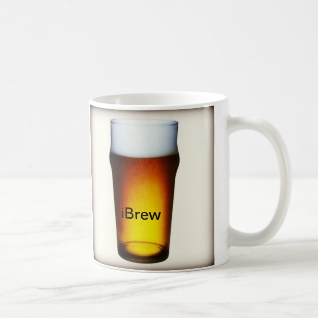 iBrew Ale Glass Coffee Mug (Right)