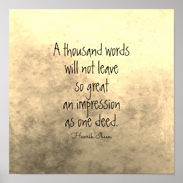 Ibsen Literary Inspirational quote typography Poster (Front)