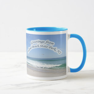 IBSP Greetings Mug Island Beach State Park NJ