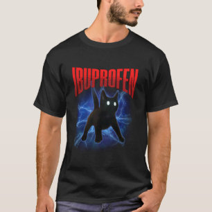 Ibuprofen Funny Cat Vintage Inappropriate for Wome T-Shirt