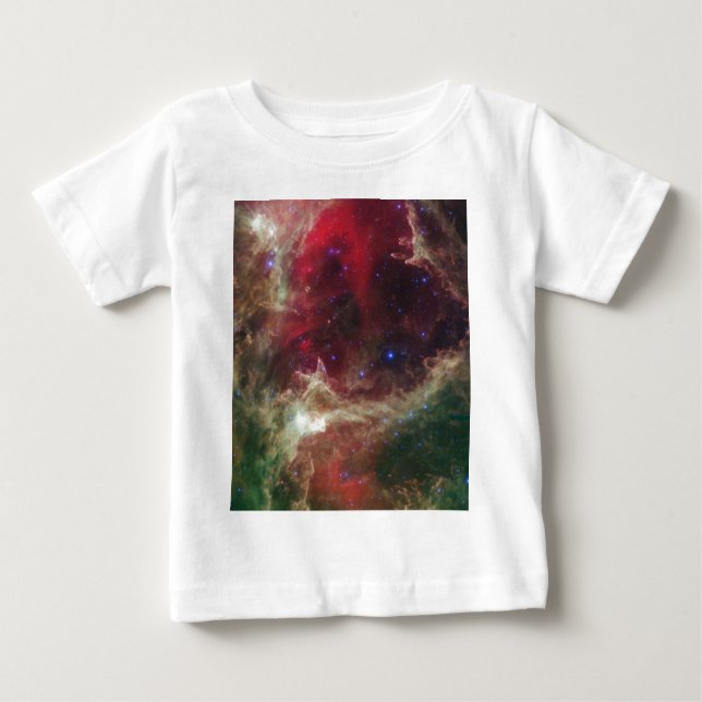 IC 1848 Soul Nebula star forming Baby T-Shirt (Front)