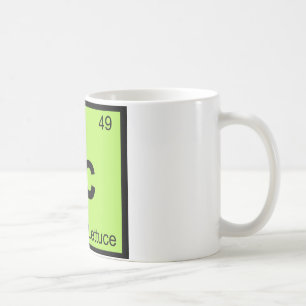Ic - Iceberg Lettuce Chemistry Periodic Table Coffee Mug