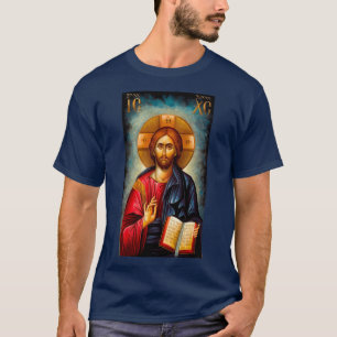 ic xc nika icon Jesus Christ the pentocrator orthd T-Shirt