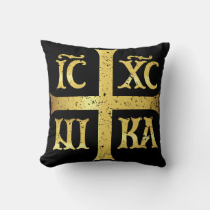 IC XC NIKA JESUS CHRIST CONQUERS CUSHION