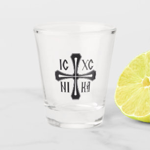 IC XC NIKA SHOT GLASS