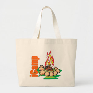 iCamp Camping Shirt Large Tote Bag