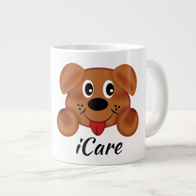 iCare  - Jumbo Mug (Front Right)