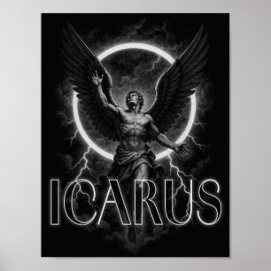 ICARUS aesthetic designer poster