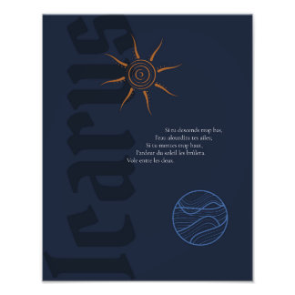 Icarus Display Photo Print