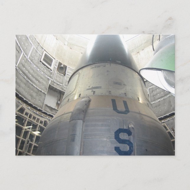 ICBM Nuclear Postcard (Front)