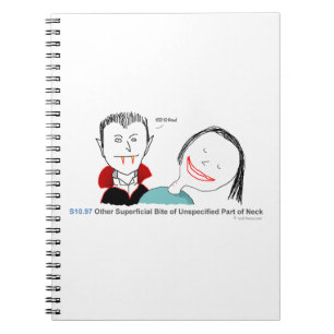 ICD-10: S10.97 Other superficial bite Notebook