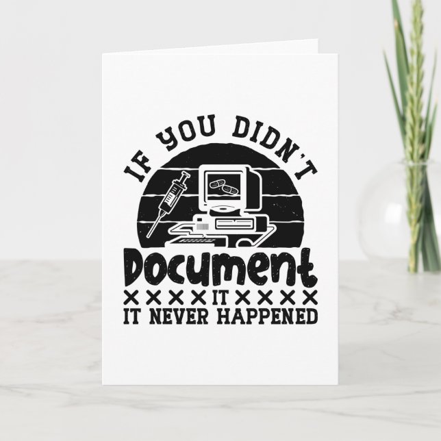 ICD Coding Medical Coder If You Didn't Document Card (Front)