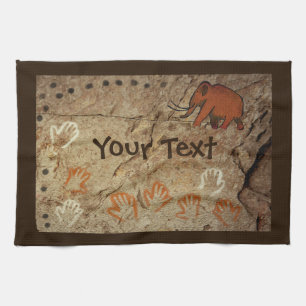 Ice Age Cave Art Tea Towel