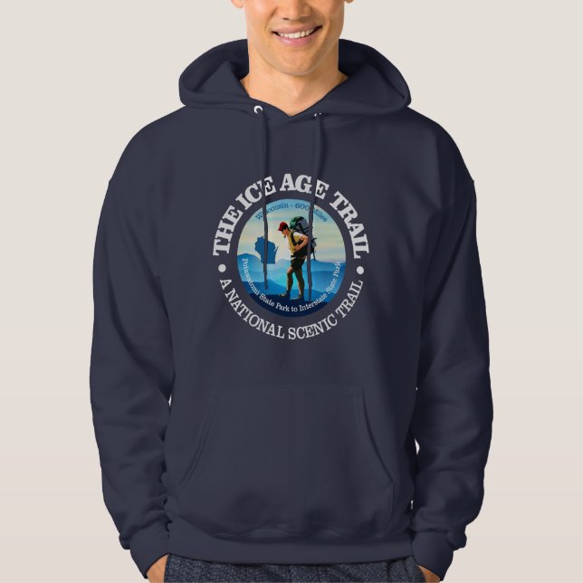 Ice Age Trail (C) Hoodie (Front)