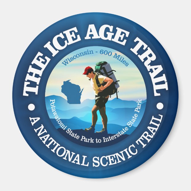 Ice Age Trail (C) Magnet (Front)