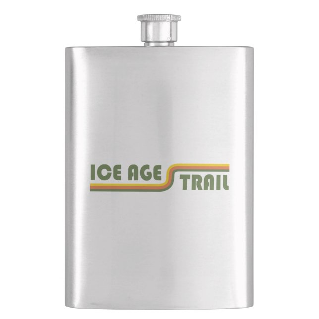Ice Age Trail Hip Flask (Front)