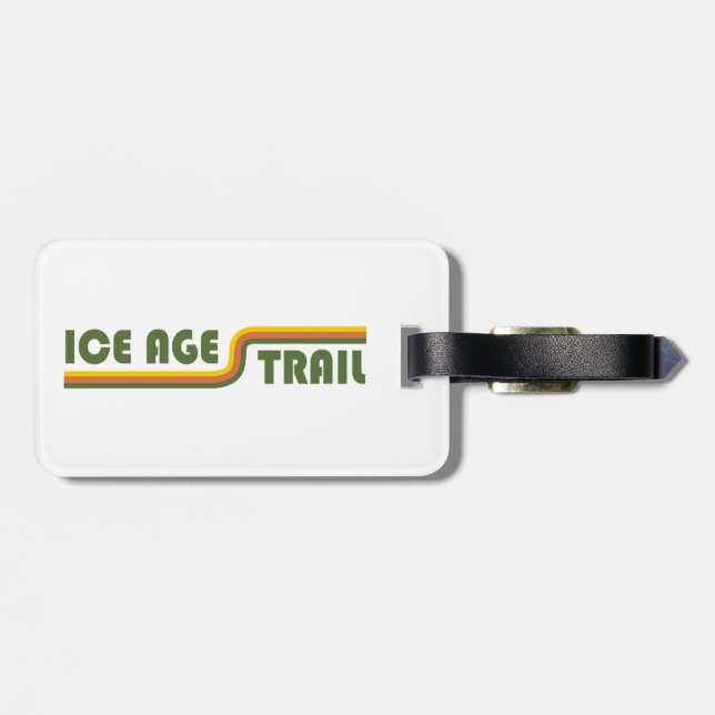 Ice Age Trail Luggage Tag (Back Horizontal)
