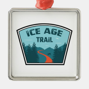 Ice Age Trail Metal Ornament