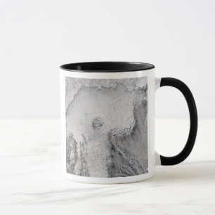 Ice and cloud streets in the Sea of Okhotsk Mug