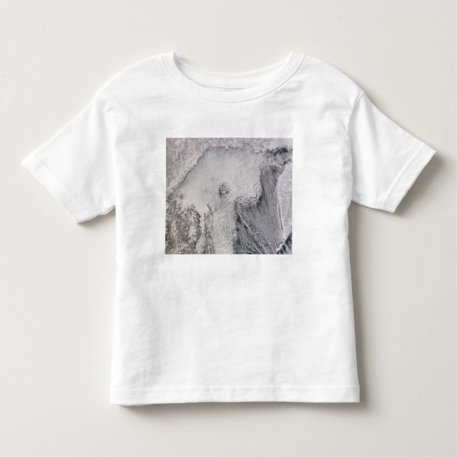 Ice and cloud streets in the Sea of Okhotsk Toddler T-Shirt (Front)