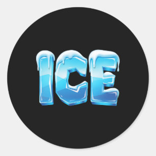Ice And Fire Halloween Matching Couple Last Minute Classic Round Sticker